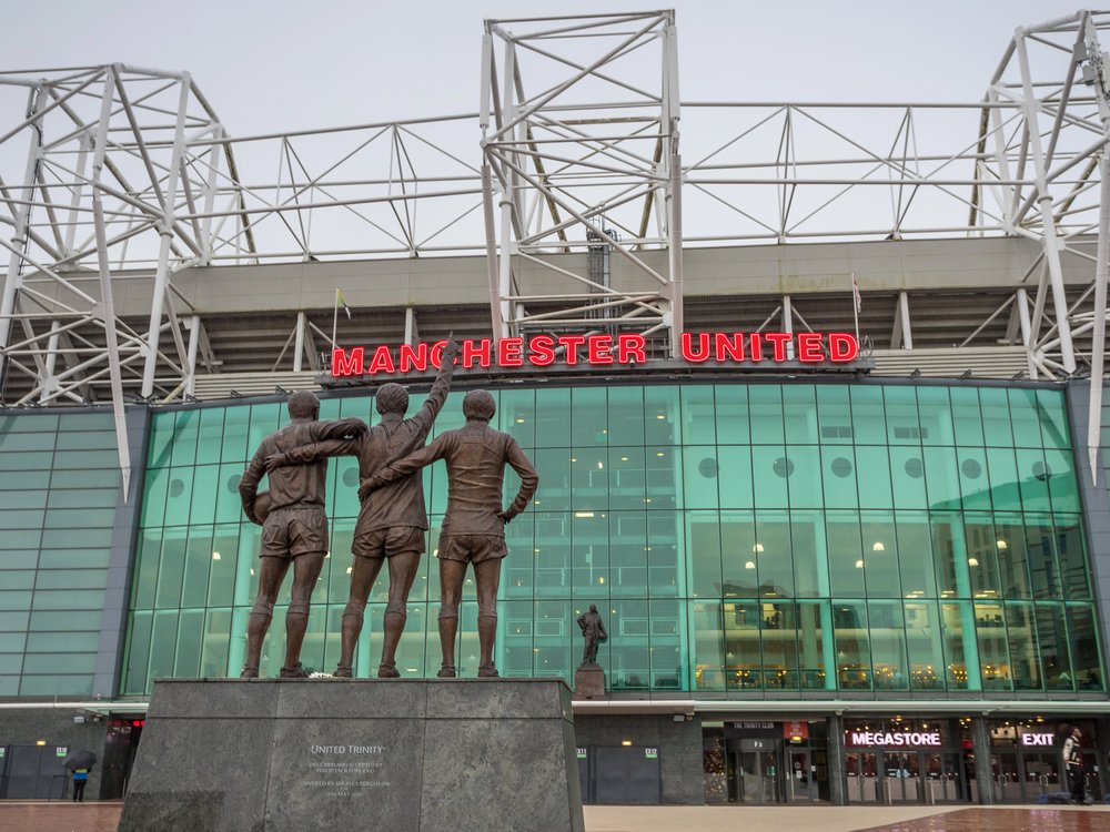 Old Trafford, home of Manchester United